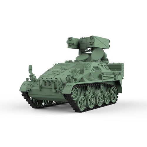 Kit Modelo Militar Alemania Comadreja Ozelote Sistema de Defensa Aérea Ligero Porta Armas - Imagen 2 de 5