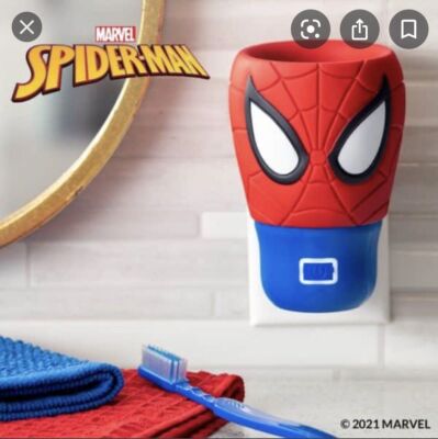 Scentsy Spider-Man Wall Fan Diffuser Uses Pods air Freshener MARVEL $44 msrp NEW