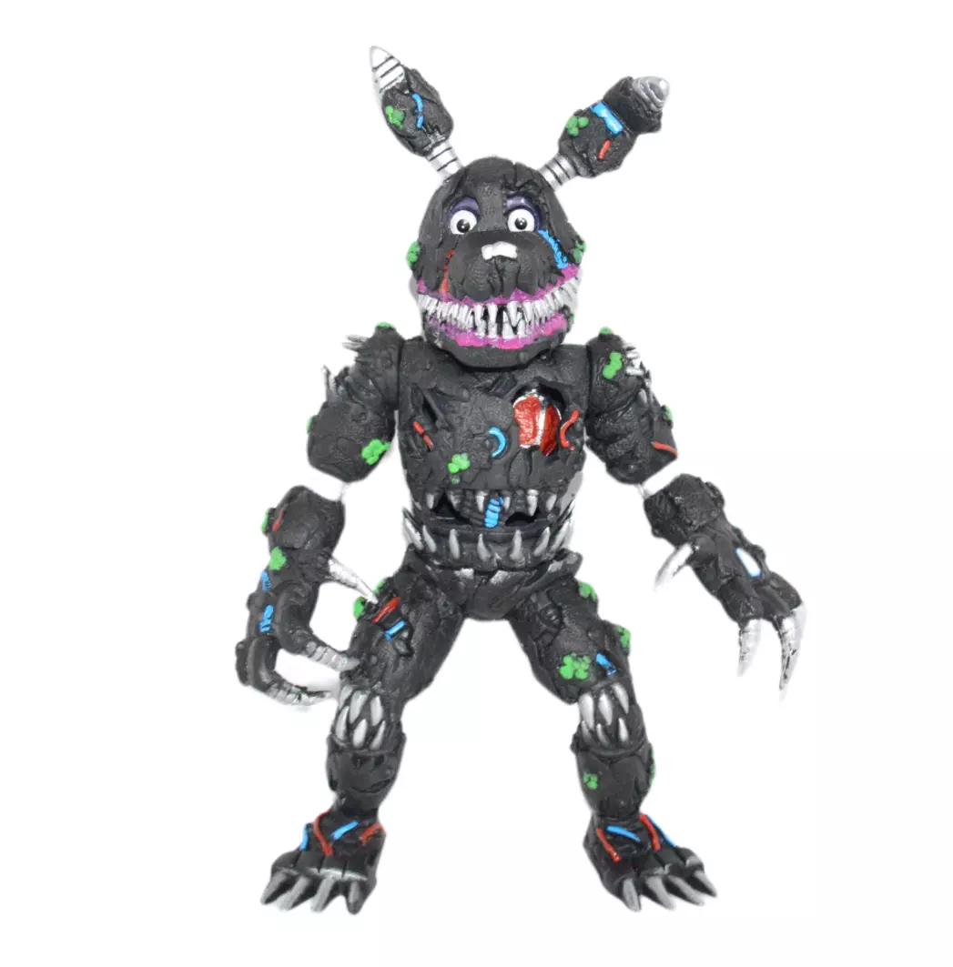 TOY FIGURE MEXICAN FIVE NIGHTS AT FREDDY 'ANIMATRONICS SPRINGTRAP C TWISTED  9IN