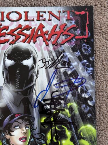 SIGNED Collectible Violent Messiahs (2nd Series) Tower Records Variant June 2000 - Picture 3 of 4