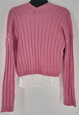 Colorful Planet Short Sleeve T-Shirt Pink Sweater Set Girls Size