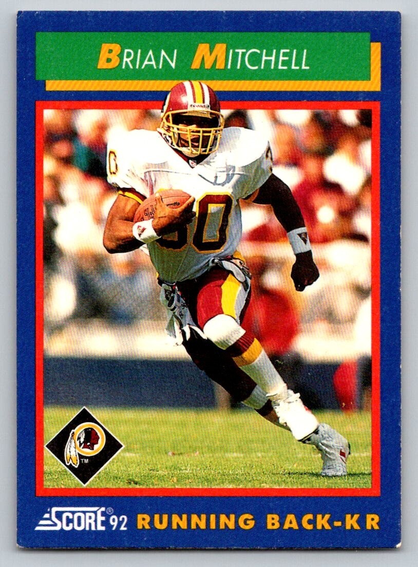 1992 Score - #67 Brian Mitchell