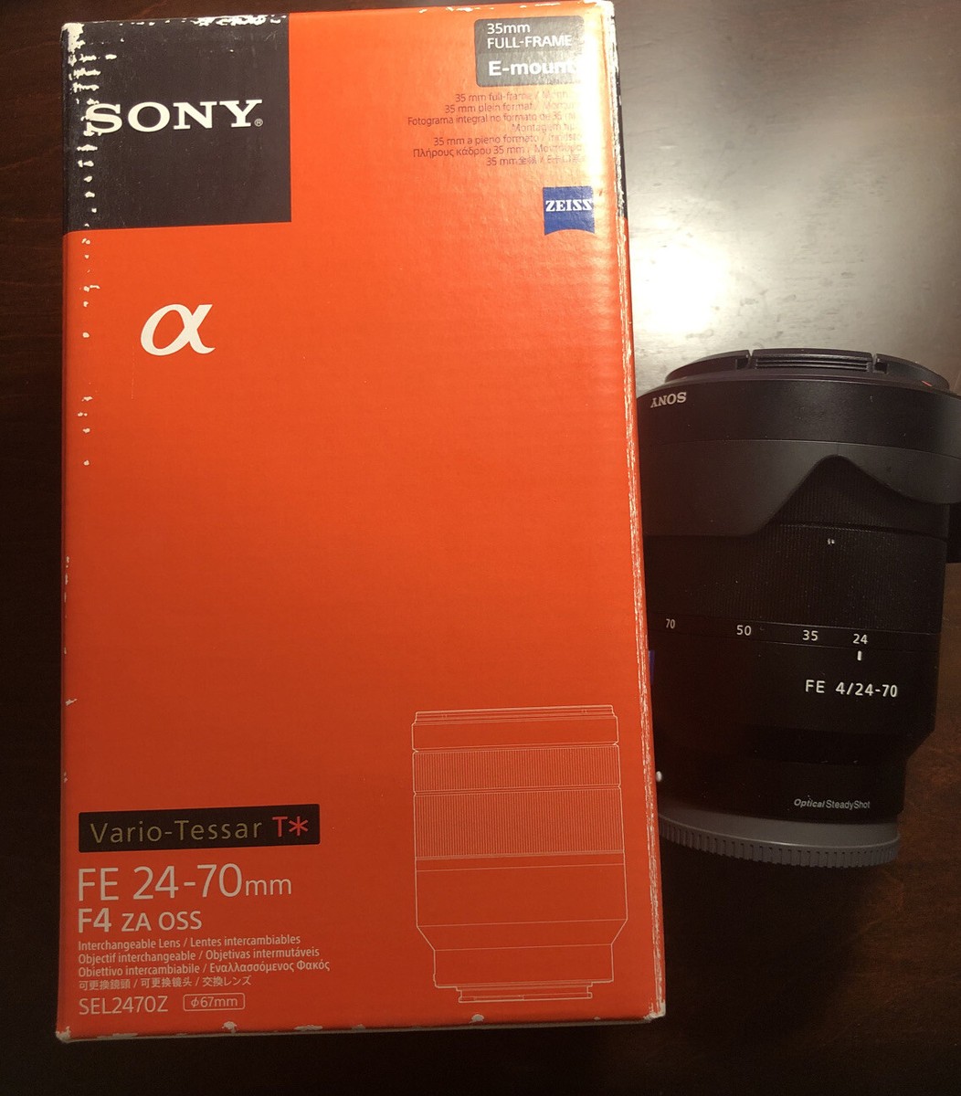 Sony 24-70mm f4 Lens Vario-Tessar T* FE ZA OSS Carl Zeiss | eBay
