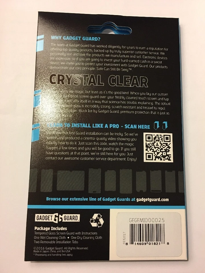 Gadget Guard Tempered Glass Screen Protector For Samsung Galaxy Note 4 - Image 2 of 4