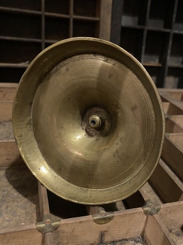 Antique Spanish Candlestick - brass candlestick - lathe turned - Picture 6 of 6