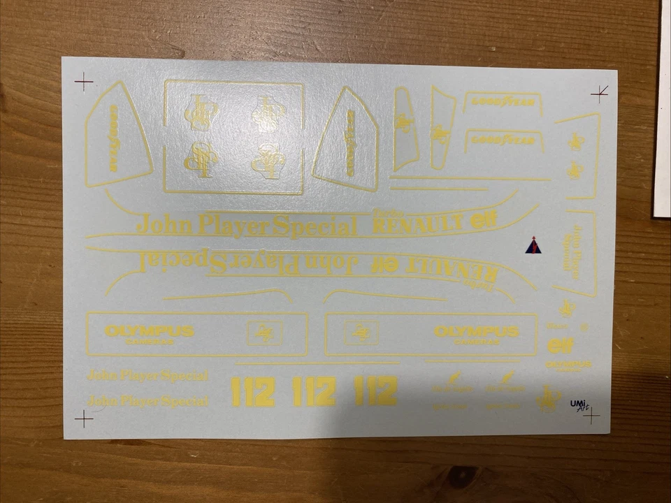 Club M 1/20 Lotus 97T renault F1 1985 season (static model kit) - Immagine 4 di 4