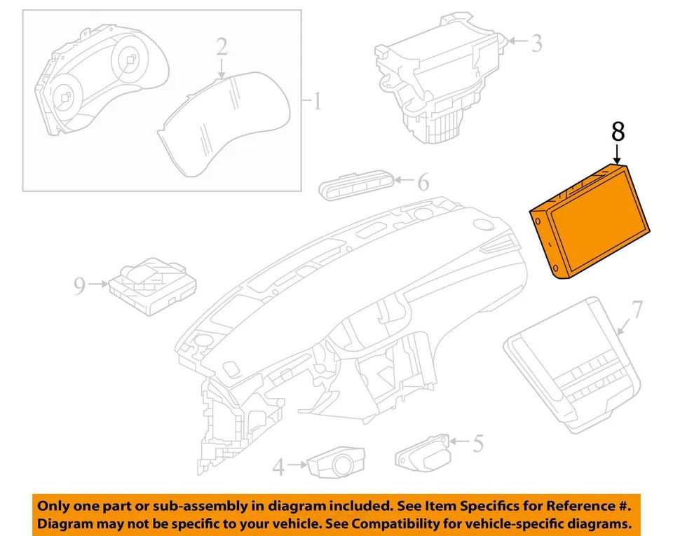 Экран информационно-GPS-ТВ дисплей экран верхний подходит для 19-20 INFINITI QX50 2934137 - Изображение 3 из 4