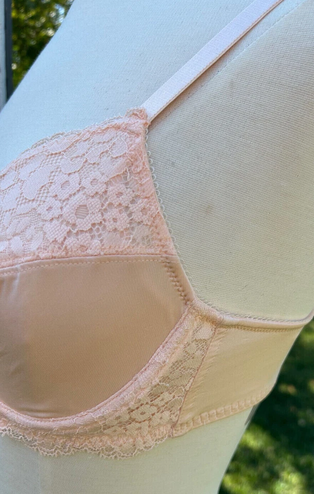 Новый с Ярлыками-Amoena «Эмма» персиковый #44833 провода карманный хирургический бюстгальтер - Изображение 3 из 4