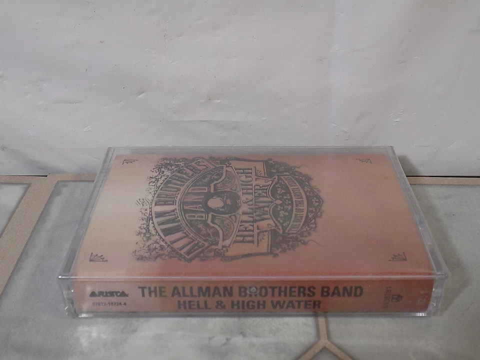 THE ALLMAN BROTHERS BAND - HELL & HIGH WATER (Cassette, 1994, Arista/BMG) 18724- - Image 3 of 4