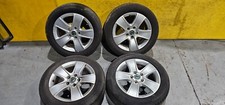 SKODA OCTAVIA MK2 2.0TDI TSI 08-13 ALLOY WHEELS WITH TYRES 205/55R16