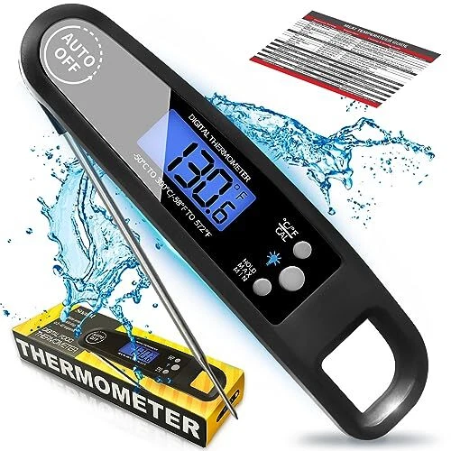 Meat Thermometer Digital, Instant Read Food Thermometer for Cooking and Grill,