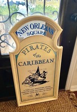 FULL SIZE Pirates of the Caribbean Attraction Sign Prop Disneyland Walt Disney