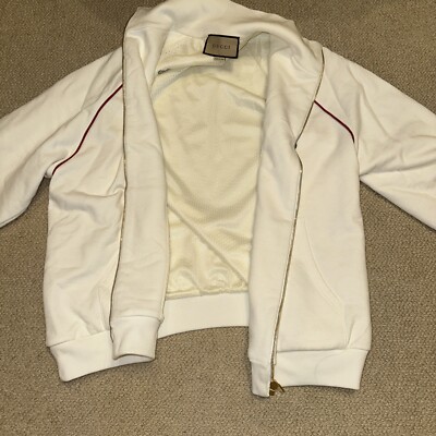 Gucci Men's Web Stripe Trim Track Zip Up Jacket | eBay Gucci Men's Web Stripe Trim Track Zip Up Jacket | eBay