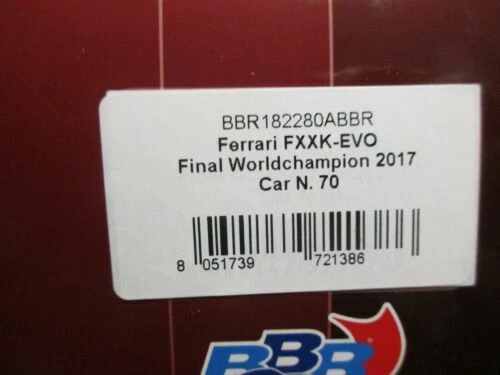 Modellini statici auto BBR Ferrari