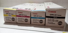 BRAND NEW FACTORY SEALED CANON GPR-33 TONER CARTRIDGE BCYM QTY