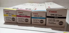 BRAND NEW FACTORY SEALED CANON GPR-33 TONER CARTRIDGE BCYM *QTY