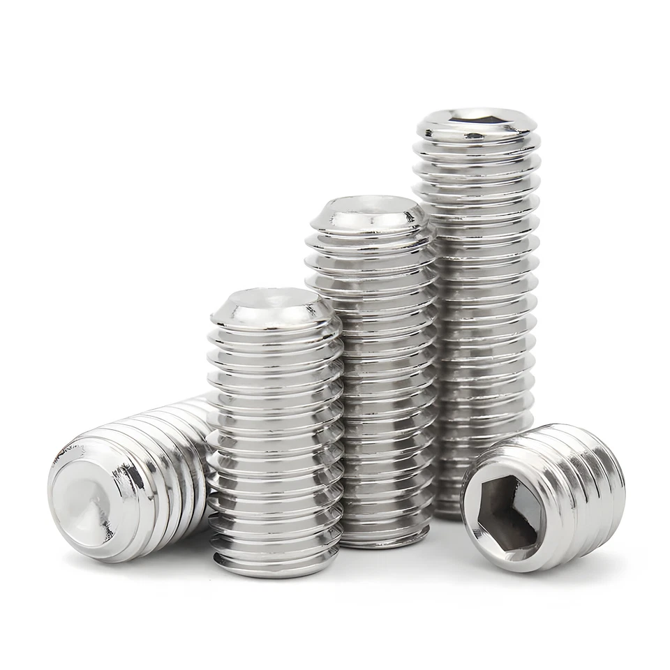 M6 DIN 916 Gewindestifte Edelstahl A2 A4 VA Ringschneide ISK Madenschrauben M6x - Bild 3 von 4