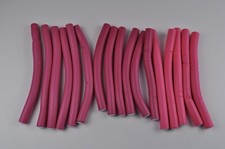 Vintage Rollers Bendy Rollers 1980  s - 15 Pieces Hot Pink