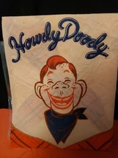 Vintage HOWDY DODDY Dresser Scarf/  Runner :  MADE IN THE USA