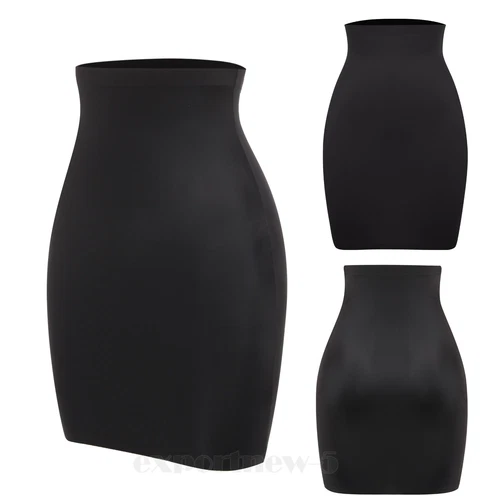 Women Shaping Half Slips Body Shaper Under Skirt Tummy Control Slimming Slip - Bild 17 von 23