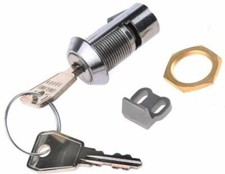 Panel to Tongue Depth 20mm Chrome Plated Slam Lock, Key to unlock