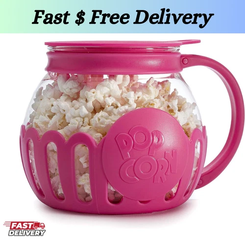 Ecolution Patented Micro-Pop Microwave Popcorn Popper with