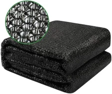 Cerbior 30% UV Sunblock Shade Cloth Cover Garden Plant Greenhouse 10X12ft Black