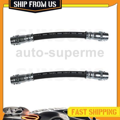 2x Sunsong Brake Hose Line Rear For Volkswagen CrossFox 2013-2016