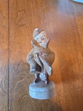 WWII Soldier Boy Chippy Chalkware Chalk Carnival prize statue