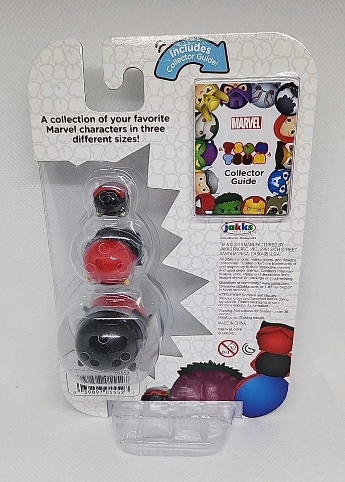 MARVEL Tsum Tsum Pack de 3 Serie 1 - Thor, Spider-Woman y Ant-Man Foto 2 de 2