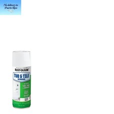 Rust-Oleum 280882 Specialty Tub and Tile Spray Paint, 12-Ounce, White