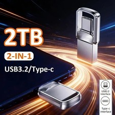 2TB USB3.2 USB Flash Drive 16TB OTG Pen Drive High Speed Type-C Flash Disk