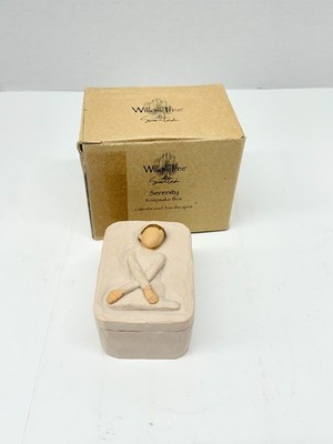 Willow Tree Serenity Keepsake Box Demdaco Lordi 2004 #26612 3.5  x 2  w/ Box