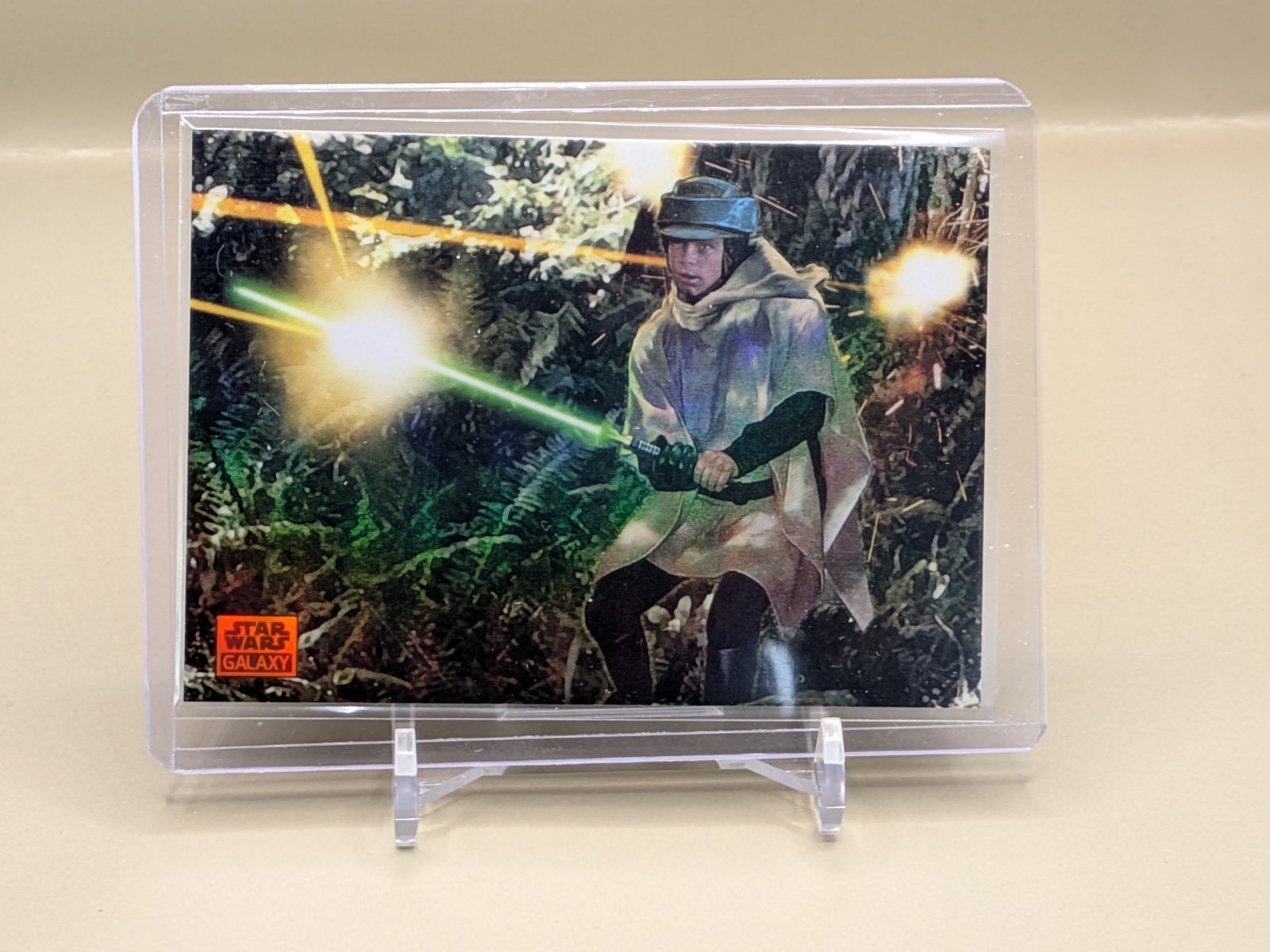 2025 Topps Chrome Star Wars Galaxy Luke Skywalker Vs. Scout Trooper #SWIN-3 /25