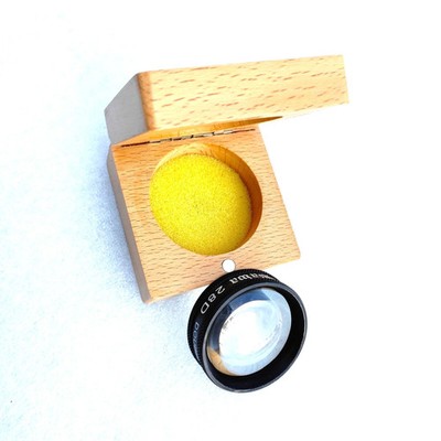 Optical Glass Black Color 28D Double Aspheric Lens For Ophthalmology Free Ship