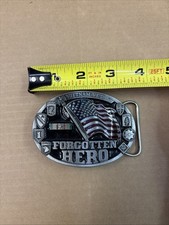 Vintage Vietnam Vet Forgotten Hero Belt Buckle