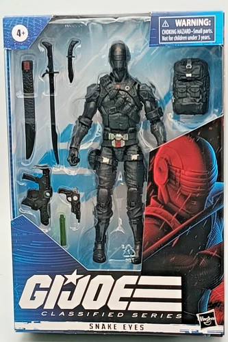 New ListingNEW #02 Snake Eyes~Hasbro GIJOE Classified Series 6" Action Figure~Sealed Box