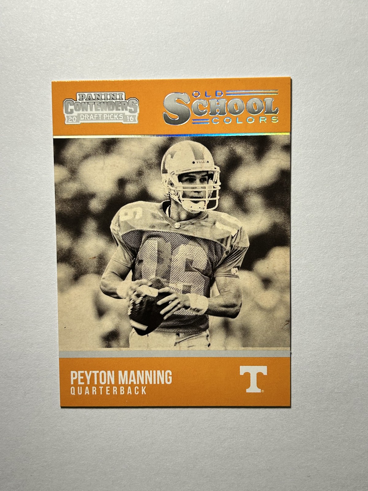 2016 Panini Contenders Draft Picks - Old School Colors Peyton Manning #19