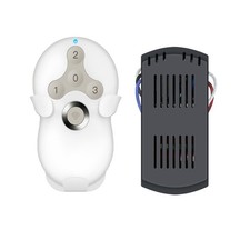 Universal Ceiling Fan Remote Control and Receiver Kit Compatible with Hunter ...
