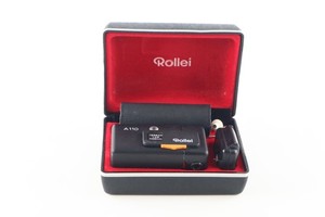 Rollei A110 110 Film Miniature Camera Tessar 23mm F2.8 W/ Case Tested