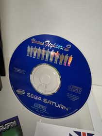 Virtua Fighter 2 Sega Saturn Game With manual & Leaflets Creased Cover 