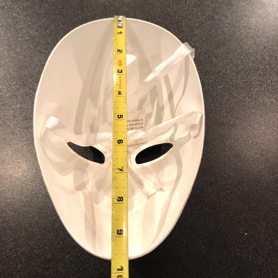 Máscara blanca veneciana sin pintar baile fiesta hágalo usted mismo para disfraz de Halloween Foto 4 de 4