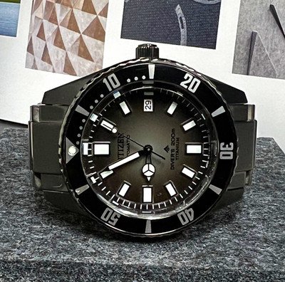 Citizen Promaster Fujitsubo Automatic Titanium Black DLC Fume Dial NB6025-59H