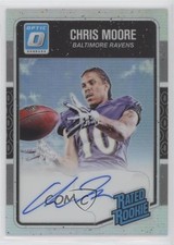 2016 Donruss Optic Rated Rookie Holo Signatures 30/99 Chris Moore #157 Auto a8r