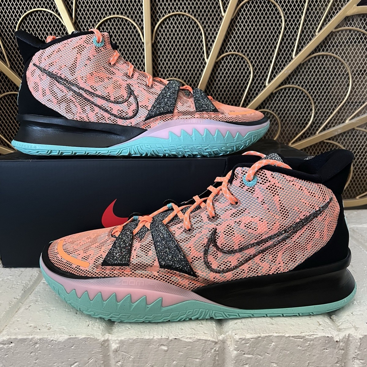 Nike Men's Kyrie 7 Play for The Future Atomic Orange Black DD1447
