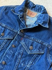 Levi's Men's Big E Trucker Denim Jacket 70's Vintage, Made in USA, Size XS