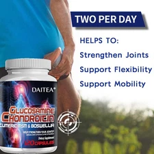 Glucosamine Chondroitin Improve Joint Comfort Enhance Immunity 120 Capsule