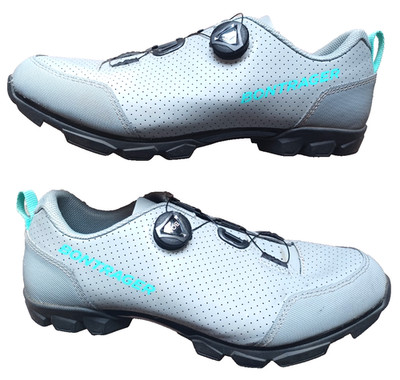 Bontrager Evoke Cycling Shoes w/BOA Lacing. Men's US Size 11 Grey Black Teal