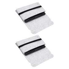 2Pcs 33 x 16 cm 68 Keys Keyboard Case for Mechanical Keyboards, Gray