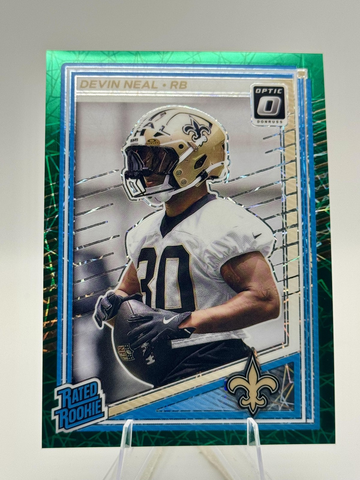 2025 Donruss Optic #282 Devin Neal Green Velocity